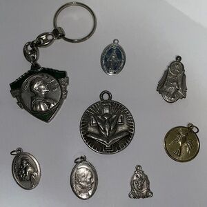 𝅺RELIGIOUS charm collection.  Seven piece jewelry, accessory collection